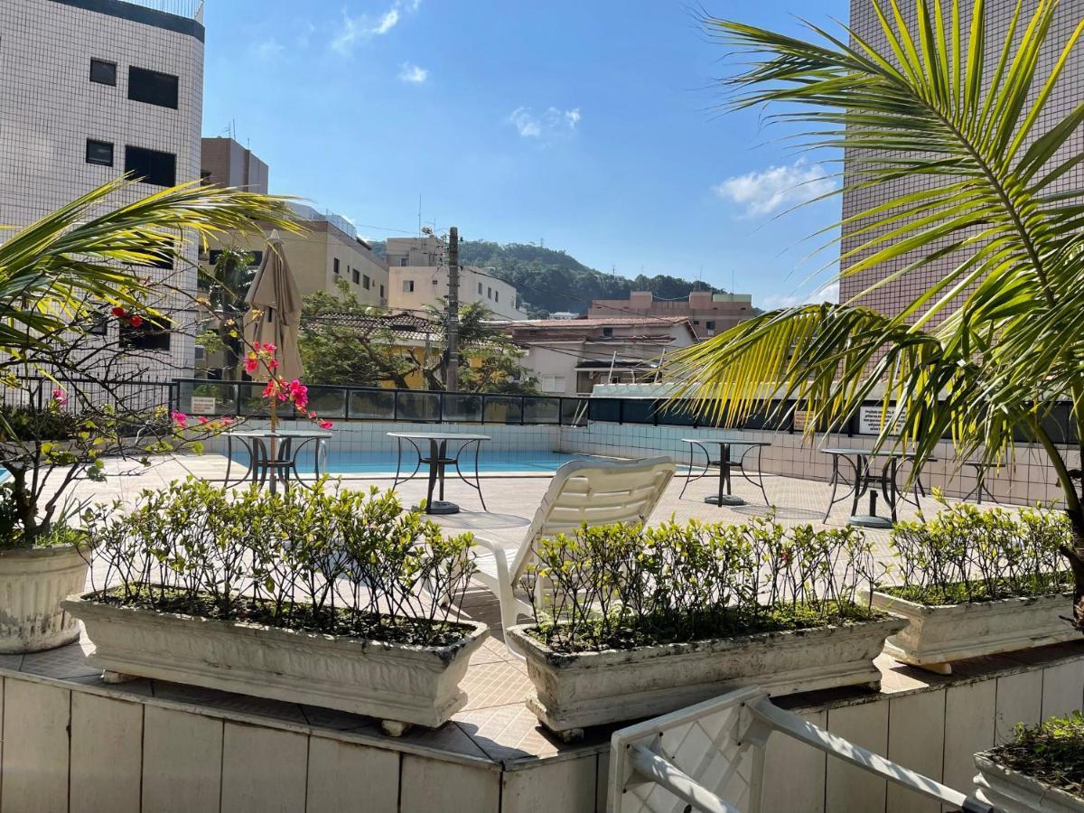 Confortavel Apartamento 1 Dorm Com Piscina E Lazer Guarujá Buitenkant foto